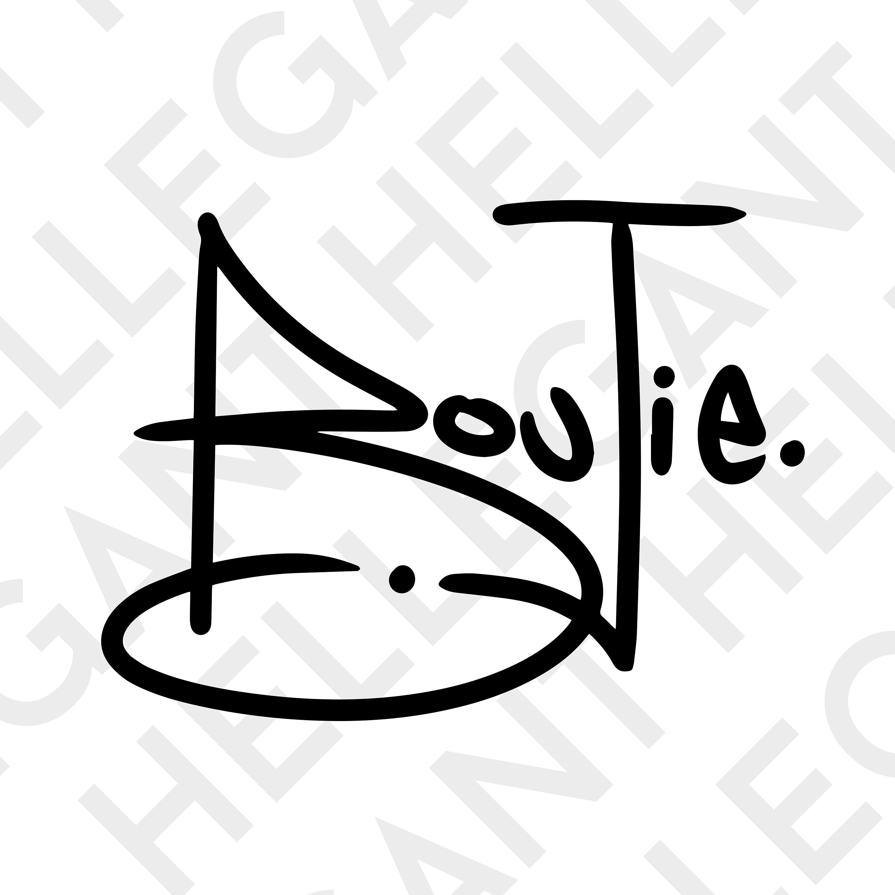 Bojui Lettering BOUJIE Funny Graffiti Ink Logo Text Graffiti Art Saying Quote Svg, Png ...