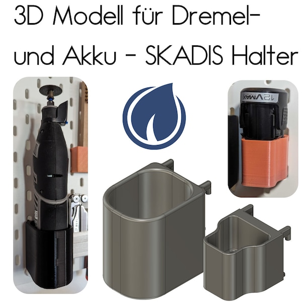 SKADIS - Dremel holder 3D model