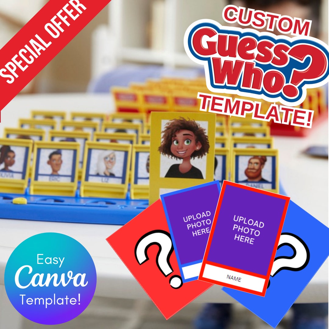 Guess Who Editable Template Printable Custom Guess Who Game Template Guess Who Editable Template Printable Custom Guess Who Game Template