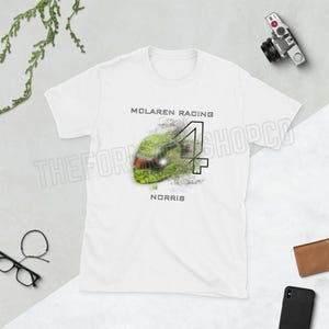 F1 Norris 2025 Helmet T- Shirt - White