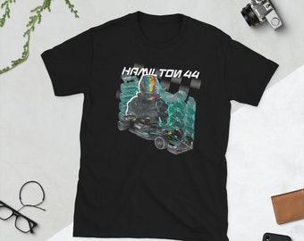 Lewis Hamilton Formula 1 Racing Black T-Shirt