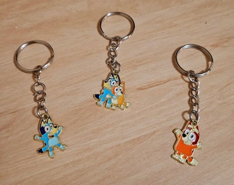 Bluey & Bingo key chains