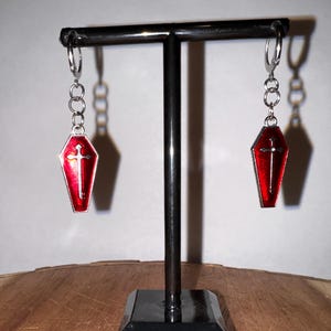 Coffin Dangle Earrings