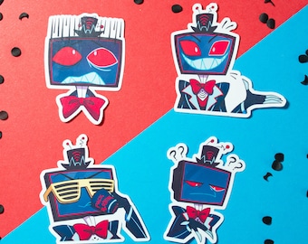 Vinyl Sticker Hazbin Hotel Vox TV Demon