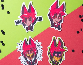 Vinyl Sticker Hazbin Hotel Alastor Radiodemon