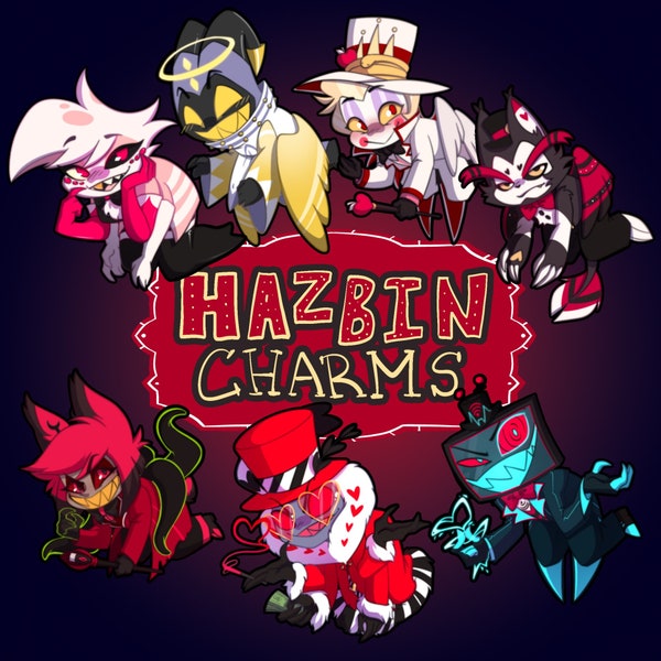 PREORDER - Hazbin Hotel Acrylic Charms Schlüsselanhänger