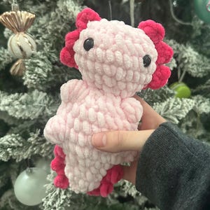 Crochet axolotl