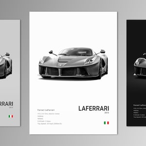 Ferrari 550 Maranello Poster Print | Wall Art | Car Photography - Etsy