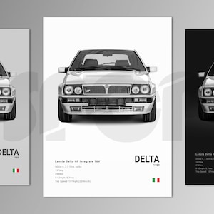 Lancia Delta HF Integrale サービスマニュアル LANCIA DELTA Turbo Integrale 16V Workshop Service Manual for