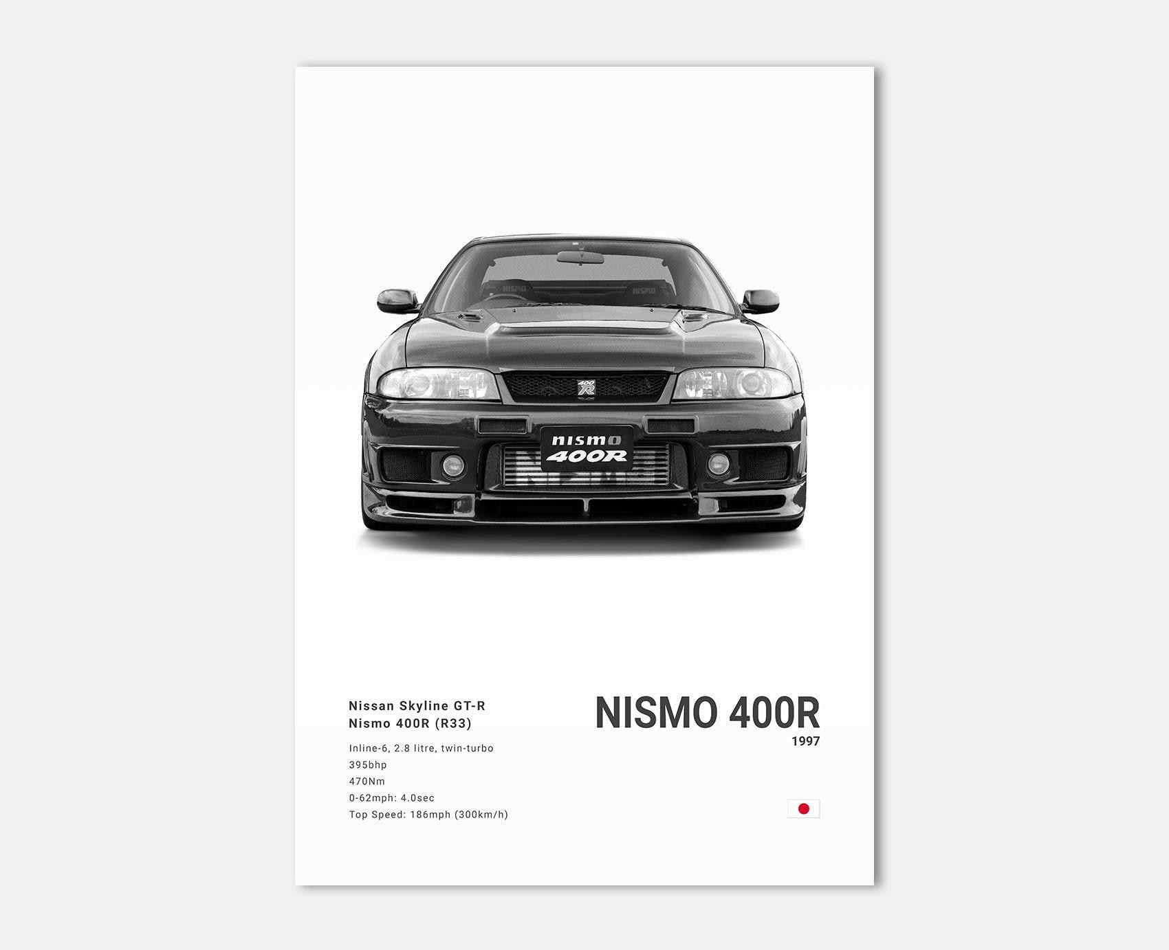 NISMO 400R 限定カタログ Nissan Skyline (R33) Nismo 400R Poster Print | Wall Art | Car