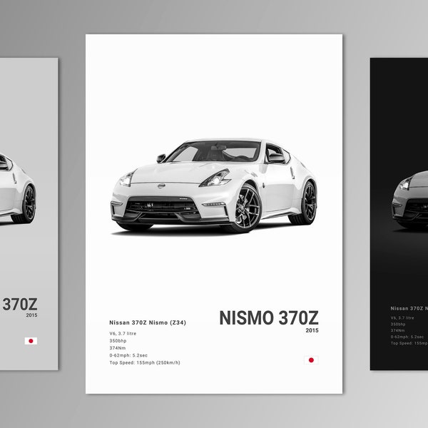 Nissan 370Z Nismo Poster Print | Wall Art | Car Photography