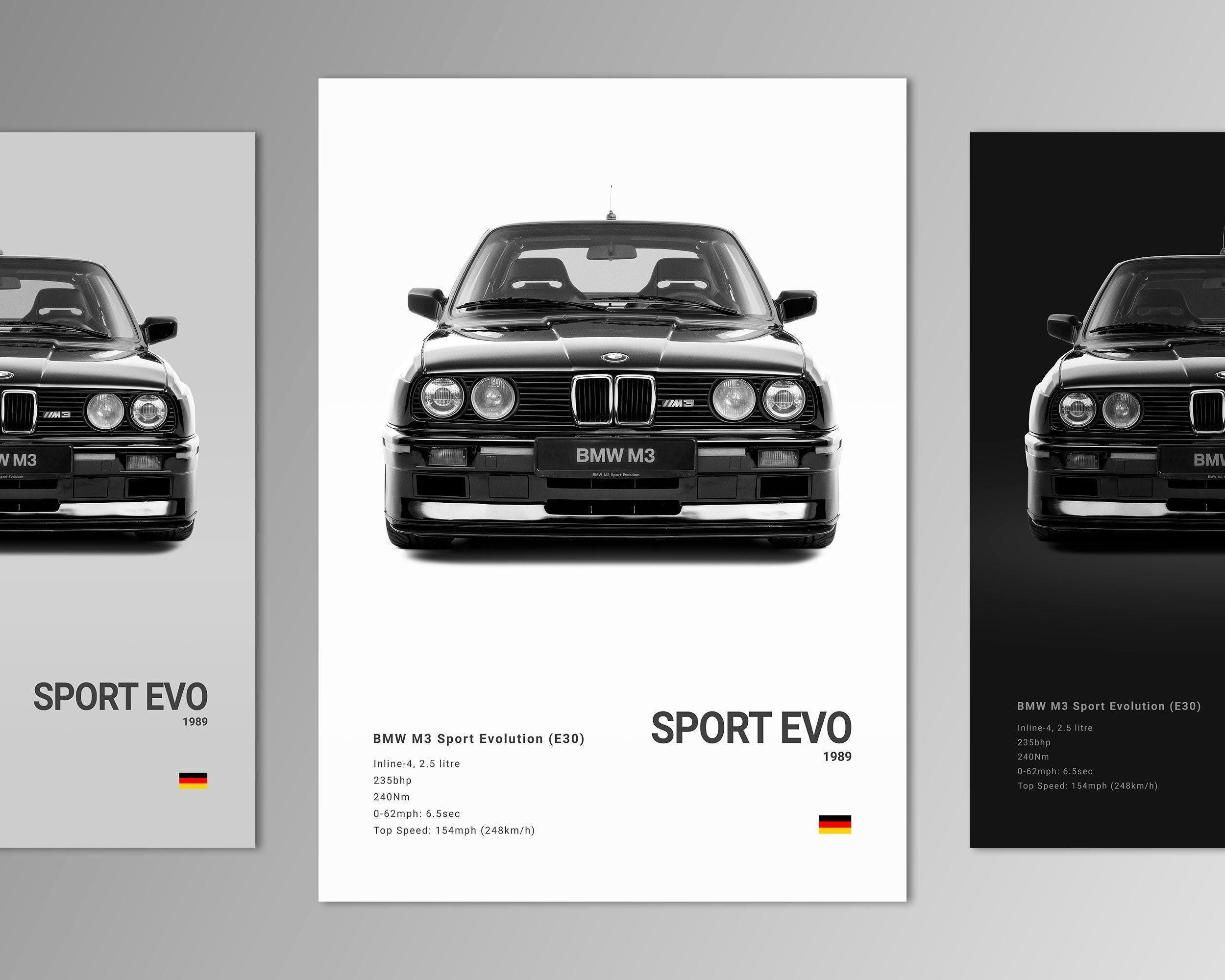 M3 Sport Evolution E30 Poster Print | Wall Art | Car Photography