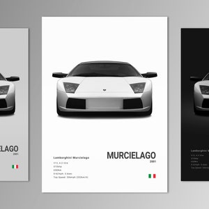 Lamborghini Murcielago Poster Print | Wall Art | Car Photography