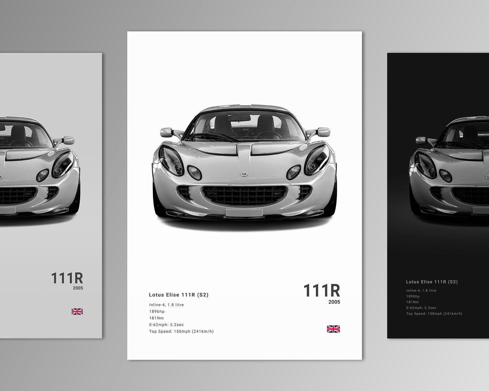 Elise S2 111R Poster Print | Wall Art | Car Photography - Etsy
