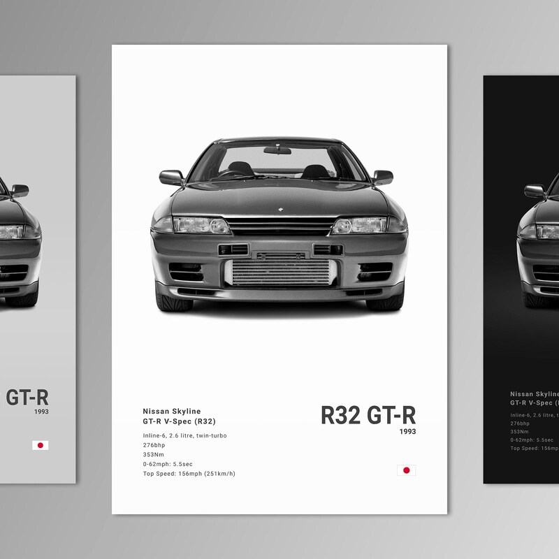 Nissan Skyline R32 Stencil - Etsy Australia