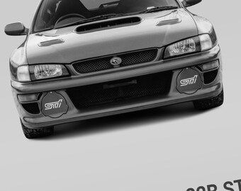 スバル インプレッサ 22B STi ポスタープリント | ウォールアート | 車