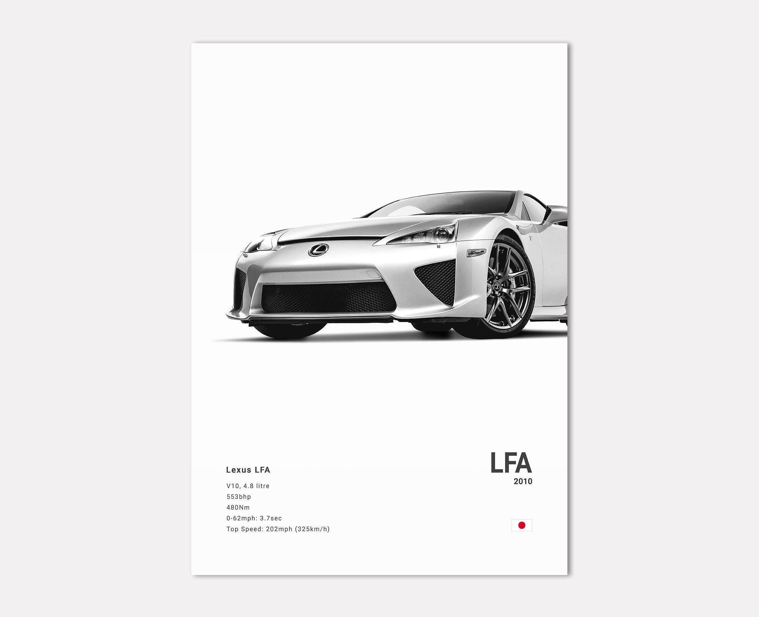 Lexus LFA Poster Print | Wall Art | Car Photography - Etsy