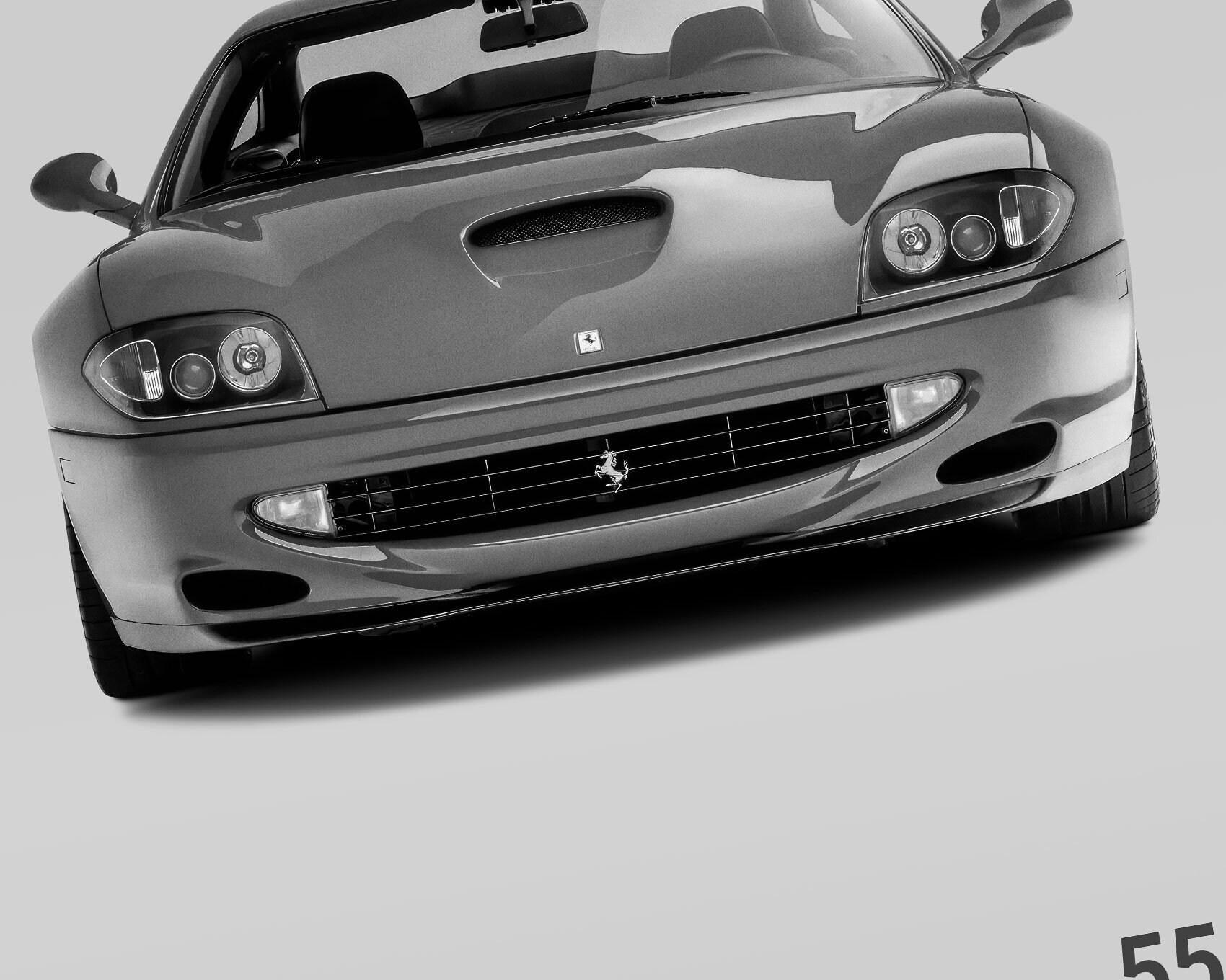 Ferrari 550 Maranello Poster Print | Wall Art | Car Photography - Etsy