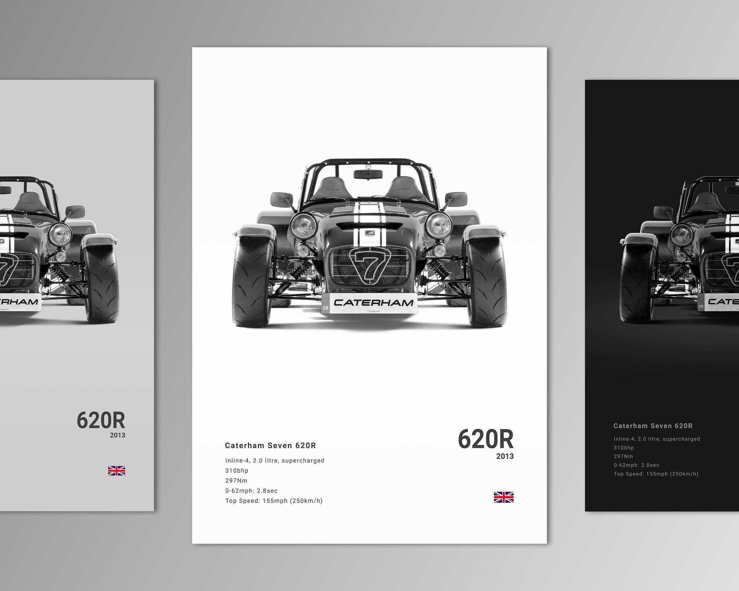 Caterham Vector Graphics Caterham Seven 620R Poster Print | Wall Art | Car Photography - Etsy
