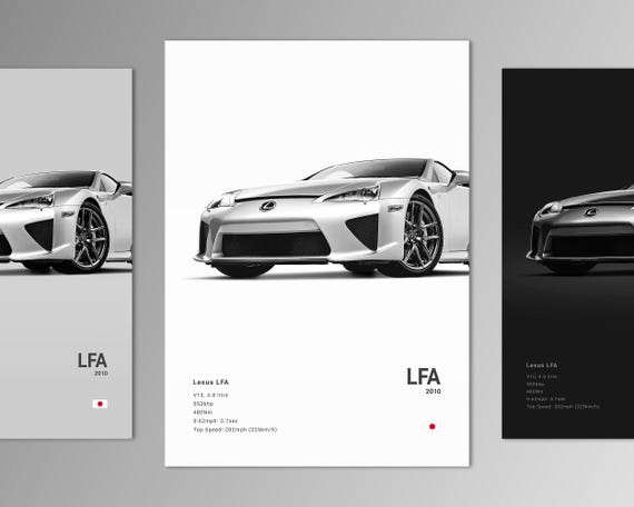 Lexus LFA Poster Print | Wall Art | Car Photography - Etsy Lexus LFA Poster Print | Wall Art | Car Photography - Etsy