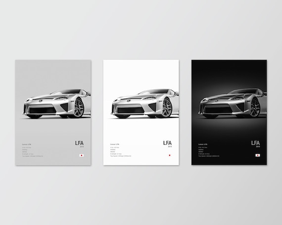 Lexus LFA Poster Print | Wall Art | Car Photography - Etsy