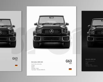 Mercedes-AMG G63 (W465) 2024 Poster Print | Wall Art | Car Photography