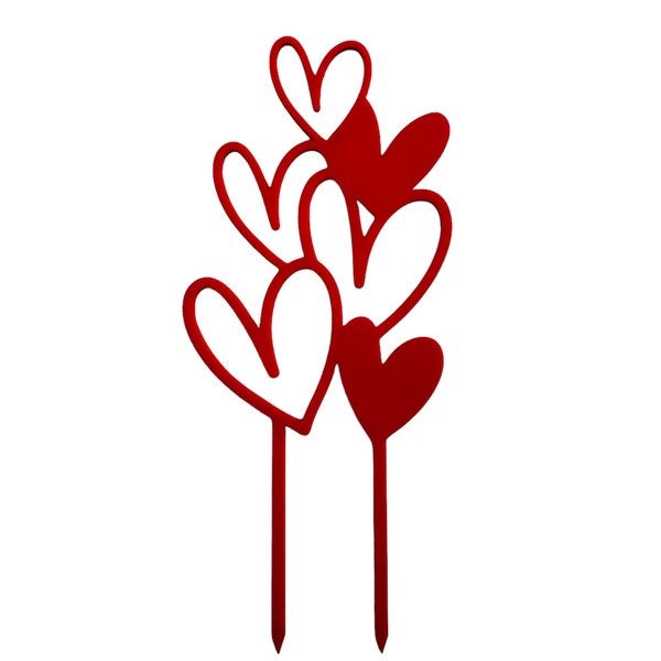 Plant Trellis Bunch of Hearts - Múltiples colores - Soporte para plantas