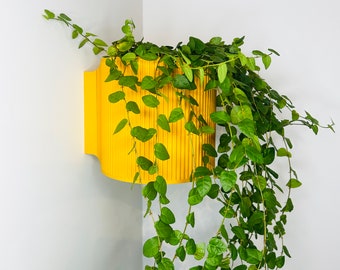 The Brunswick // Wall Mounted Pot Planter // Bright Colours // 2 Sizes // Screw Mounted // No Drainage // Multiple Colours