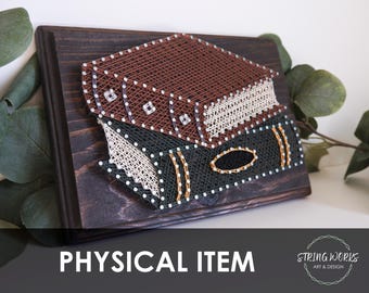 2 Stacked Books String Art
