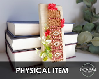 Bookish String Art Home Decor