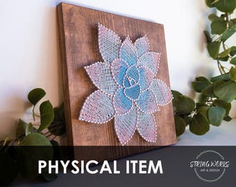 Succulent String Art ~12x12