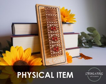 The Reader Bookish String Art Wall Decor