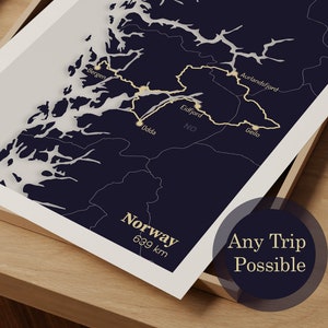Individuelle Landkarte - Landkarte - Landkarte - Individuelle Abenteuerreise - Reiseposter - Geschenk für Paare - Weihnachtsgeschenk - Digitaler Download