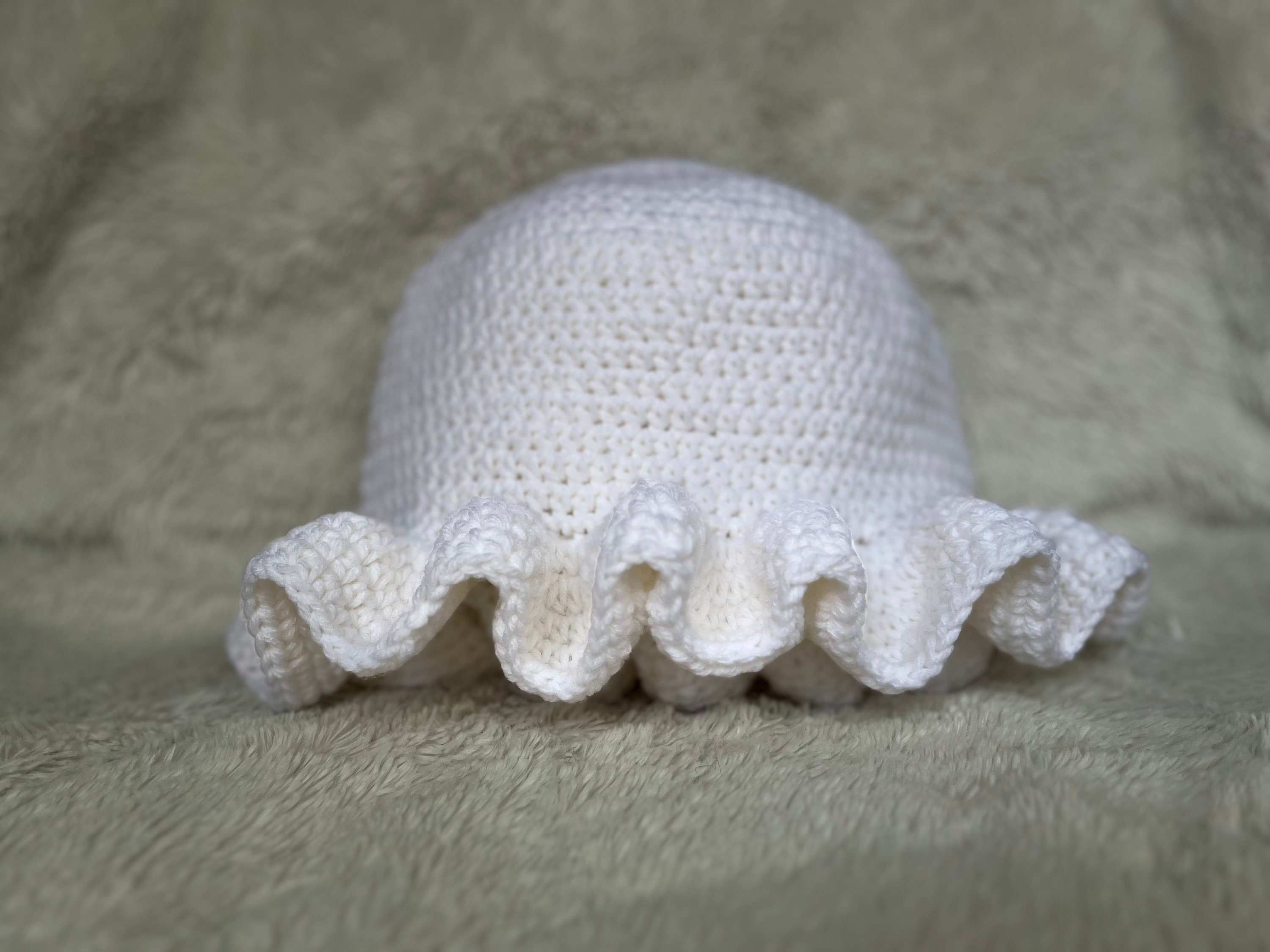 Crochet Ruffle Hat Pattern Etsy Crochet Ruffle Hat Pattern Etsy