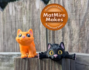 Mini Cat 3D Printed Articulated Figure: Miniature Pocket Pal, Flexi Fidget Kitty