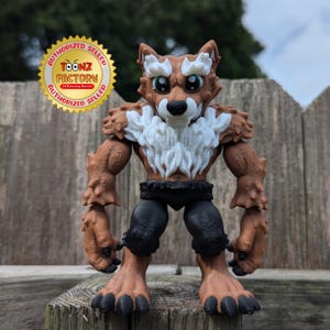 Werewolf Artiulated 3D print -