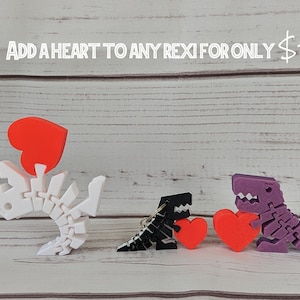 Flexi Rexi 3D Printed Articulated Figure: T-Rex Flexi Fidget, Tyrannosaurus