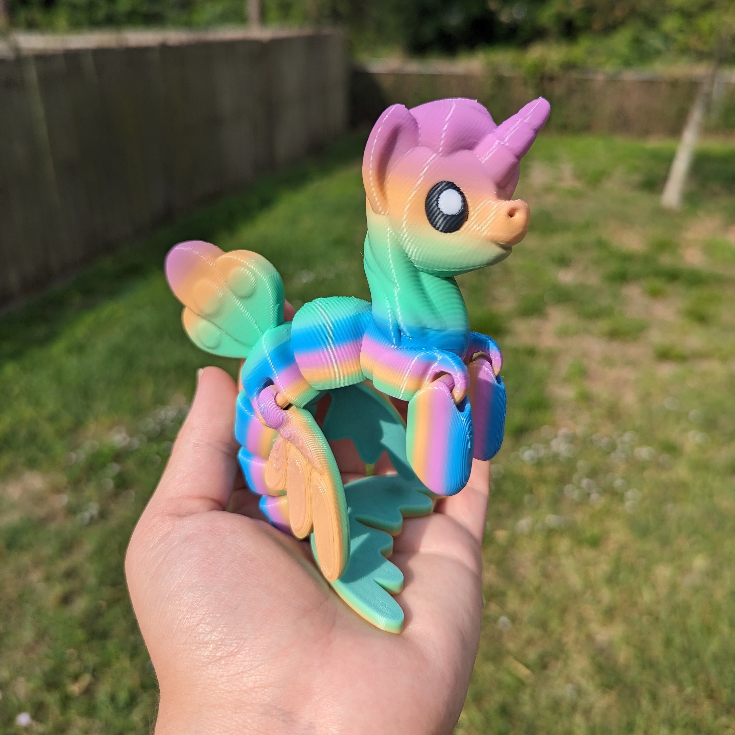 Mermaid Unicorn Magical 3D Printed Articulated Figure: Pegacorn, Mermacorn  - Etsy