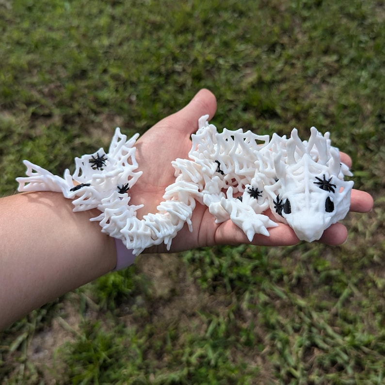 Spiderweb Dragon Baby or Tadling 3D Printed Articulated Model Spiders