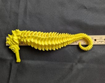 希少★スチュワートマスコウィッツ作SeaHorseシーホース限定54/350 Seahorse Articulated 3D Printed Figure: Flexi Ocean Life, Twisting