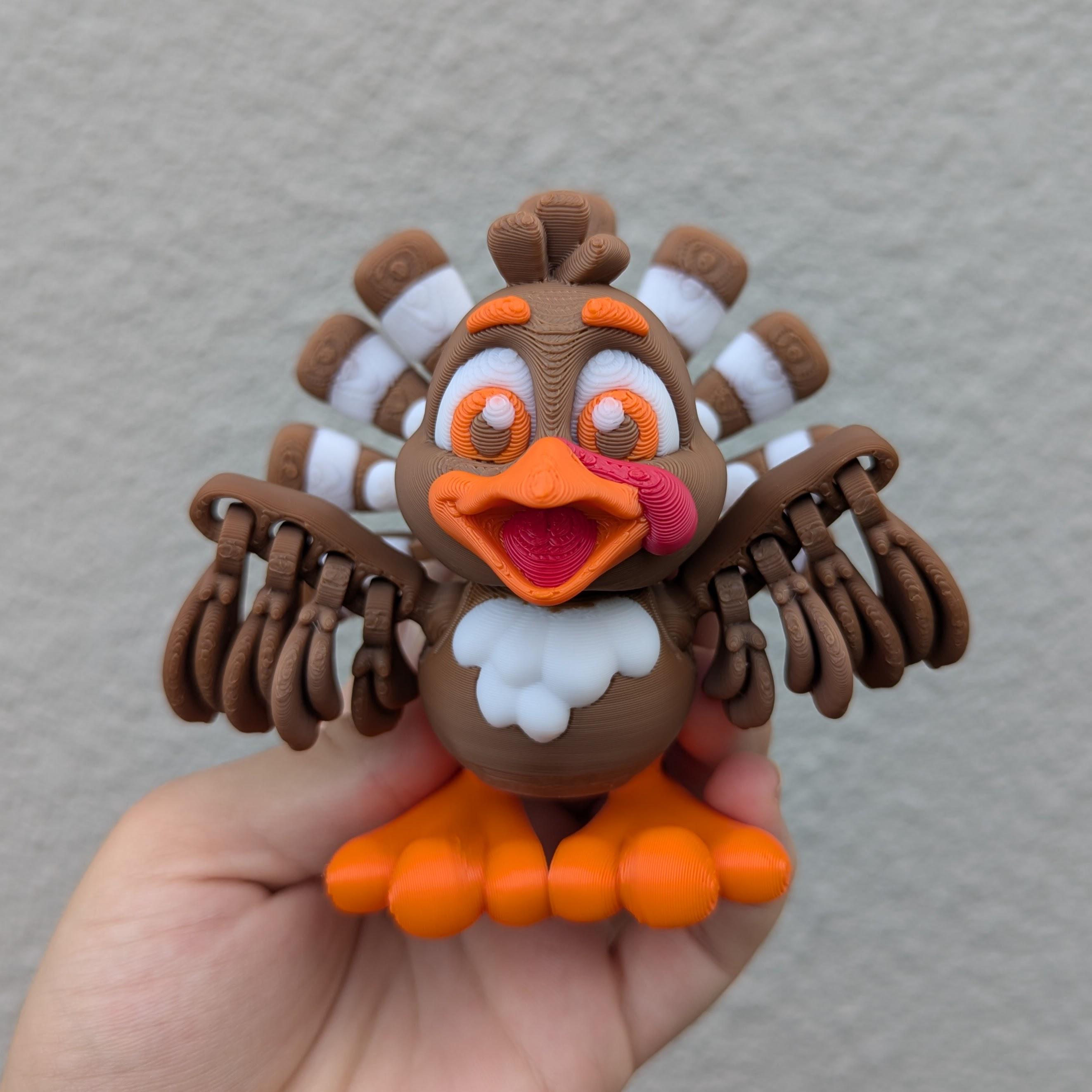 Turkey Object Turkey 3D Printed Articulated Figure: Fall, Thanksgiving, American ...