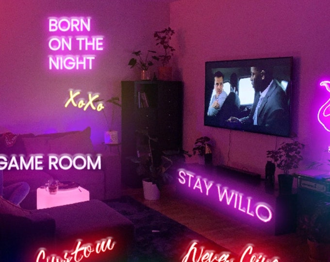 Custom Neon Signs | Neon Sign |  Neon Sign Bedroom | Name Neon Sign | Neon Signs | Wedding Gift | LED Light | Neon Wall Decor | Home Decor