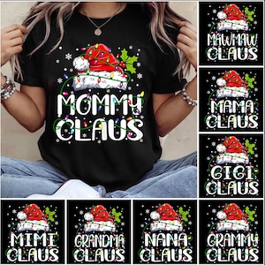 Christmas Mommy Mama Nana Claus Png, Mama Claus Png, Grandma Christmas Png, Christmas Reindeer Png,Xmas Sublimation Designs, Santa Claus Png