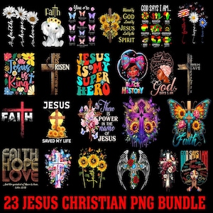 23 Jesus Christian Png Bundle, God Jesus Png, Bible Verse Png, Psalm Png, Love Faith Png, Motivational Quotes, Religious Png, Faith Png