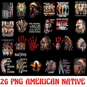 Pacote com 26 PNGs de Nativos Americanos, PNGs de Afro-americanos, PNGs Indígenas, PNGs de Nativos Indígenas, PNGs de Nativos, Dia Nacional de Conscientização sobre Desaparecimentos