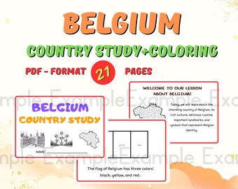 België landenstudie+kleuring