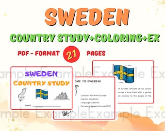 Zweden Landenstudie+Kleuren+EX-activiteiten