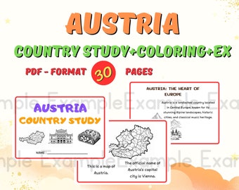 Oostenrijk Landenstudie+Kleuren+EX-activiteiten