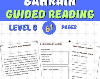 Bahrain 1st Grade Guided Reading Passages & Questions Levels G