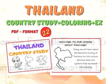Landenstudie Thailand+Kleuren+EX-activiteiten